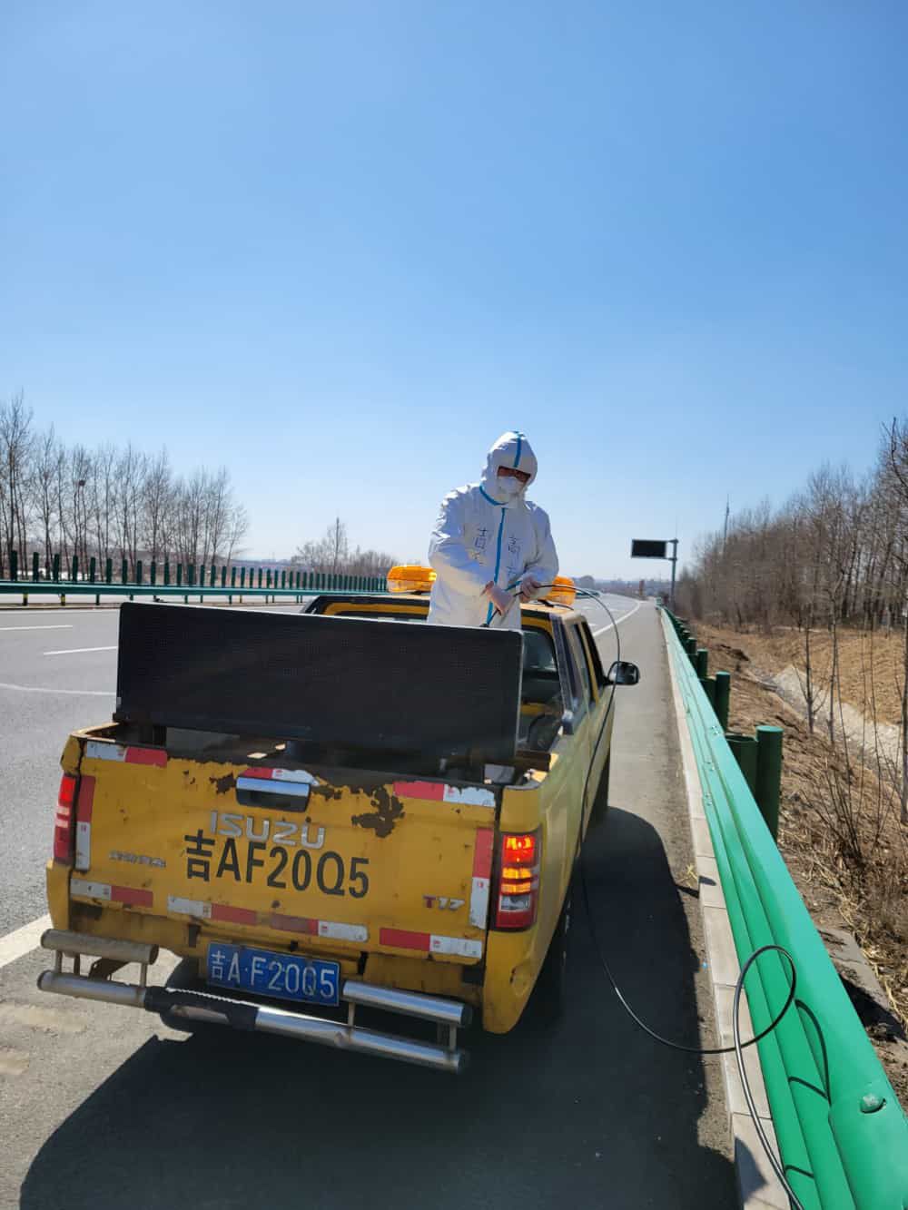 長春市疫情防控期間科維交通工程技術部對四平、公主嶺兩個服務區實施安裝高清云臺 攝像機及高清視頻管理云平臺接入工作