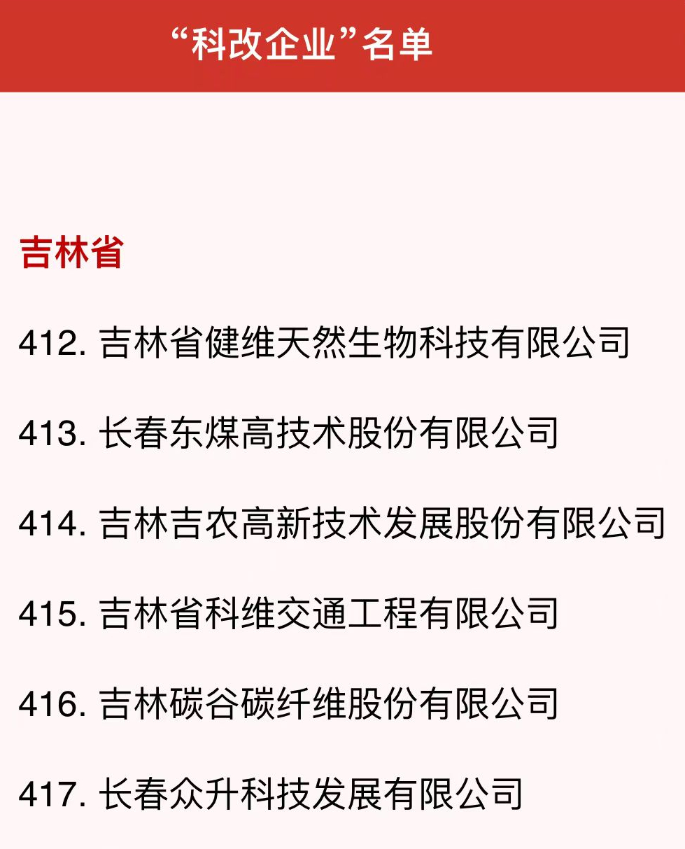 國務院國有企業改革領導小組科改示范企業